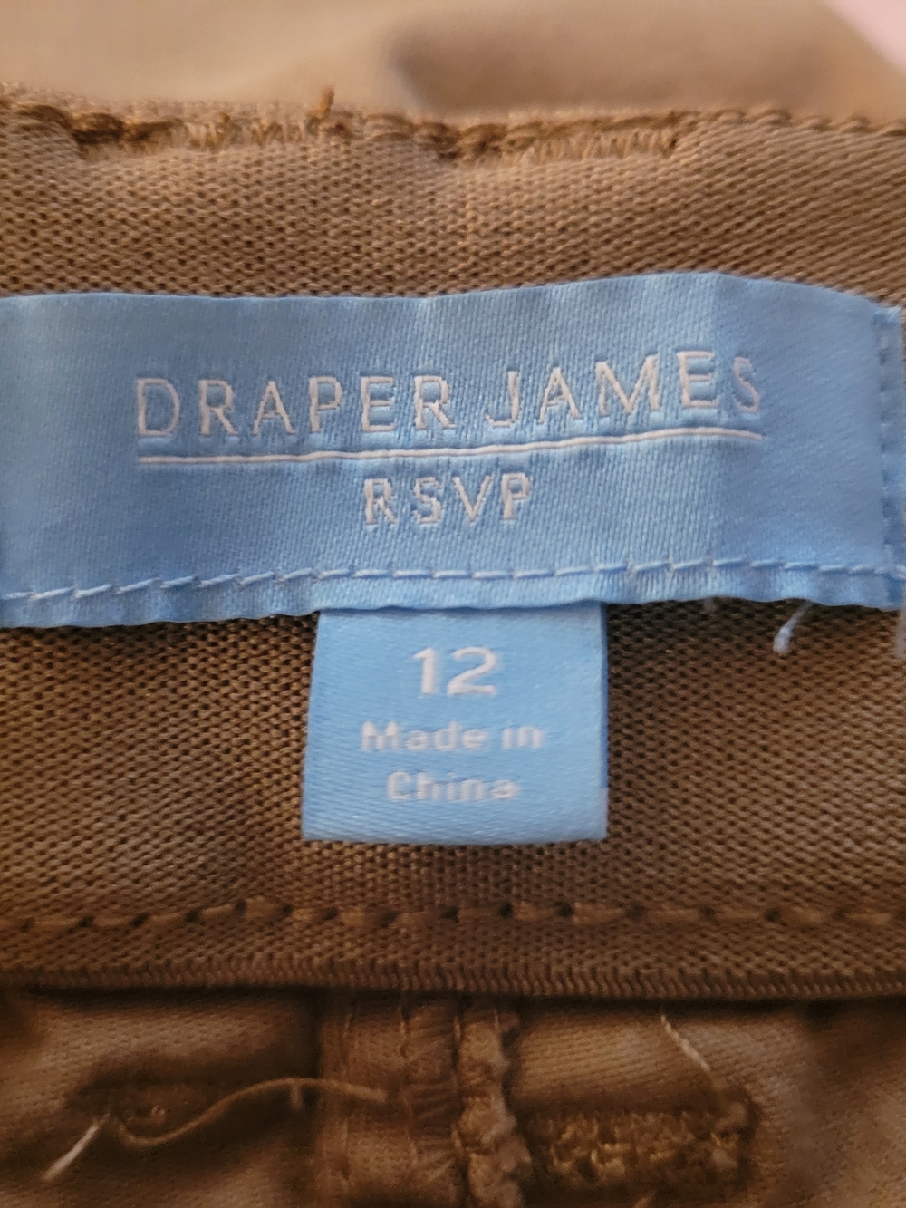 Draper James Tan Skinny Pants - Picture 2 of 4